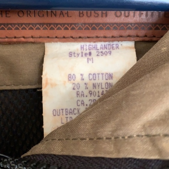 Outback Highlander Trail Jacket with Hood Men’s Size Medium - Picture 8 of 8